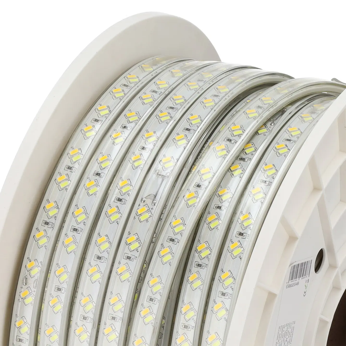 Fita LED flexÃ­vel 12W/M 220VAC 120LEDs/M SMD5730 IP65 CCT (tonalidade variÃ¡vel) 50 metros 2
