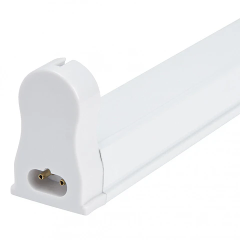 Luminaria Aluminio Eco 1 X Tubo de LED T8 120Cm Uma Conexao Final