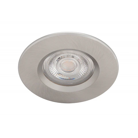 Pacote 3 LED Downlight Philips "Dive" Circular 5,5W 350Lm Banhado A NÃ­quel 2700K Ip65 [Ph-929002374122]