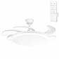 Ventilador CC branco com funÃ§Ã£o verÃ£o-inverno, 59 W, 6980 lm - Thumbnail 1