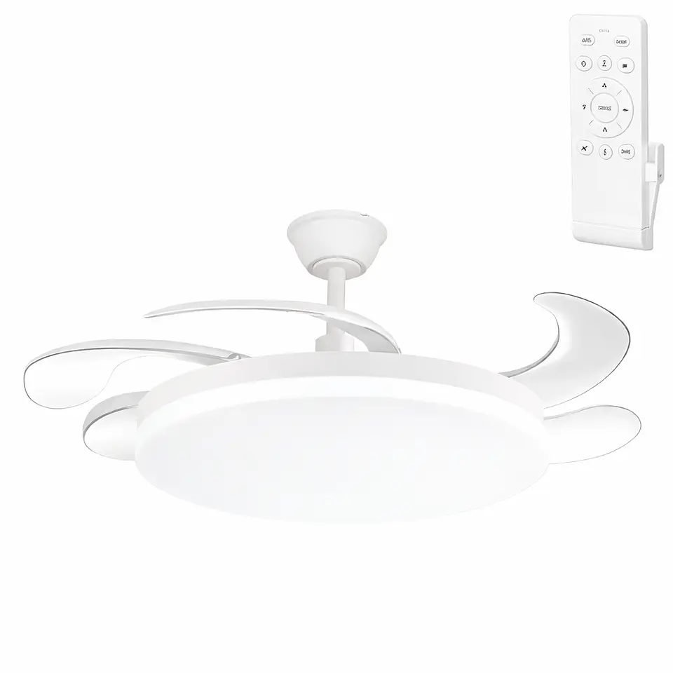 Ventilador CC branco com funÃ§Ã£o verÃ£o-inverno, 59 W, 6980 lm 1