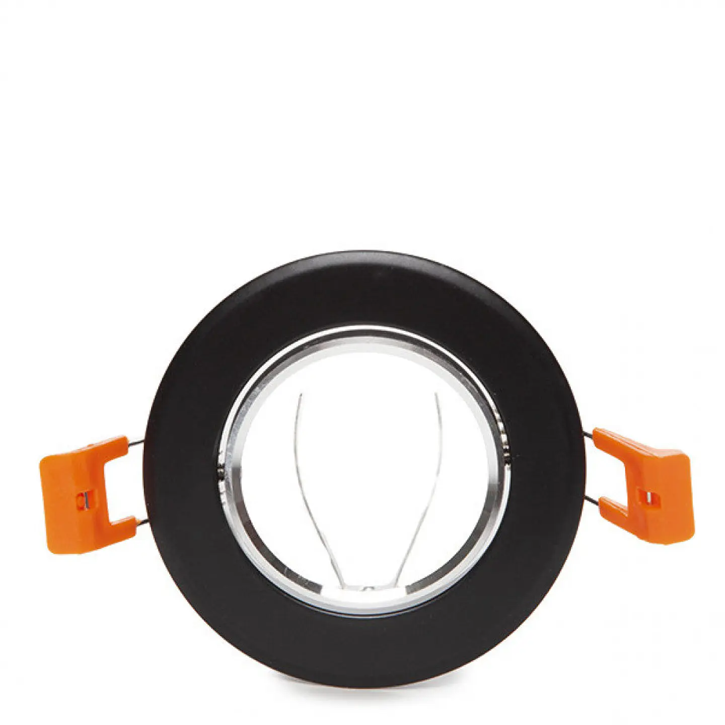 Anel Downlight Circular Gu10 Ã˜84Mm - Preto 2