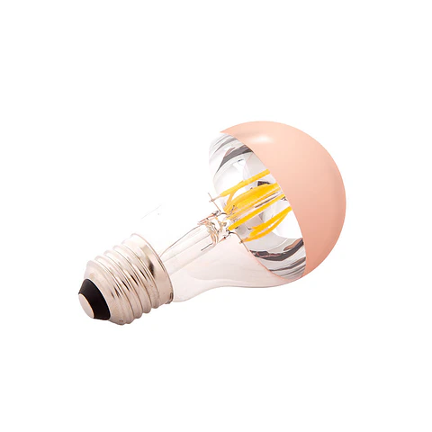 Lampada LED E27 4W 273Lm 2000ºK Filamento A6 Refletor Cobre 40.000H [WR-A60-COPPER-4W-WW]