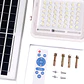 Projetor LED Solar 40W 6500K Painel: 6V/8W Battery: 3.2V/5000Mah Remote Control [Ho-Solarfl-40W-02] - Thumbnail 6