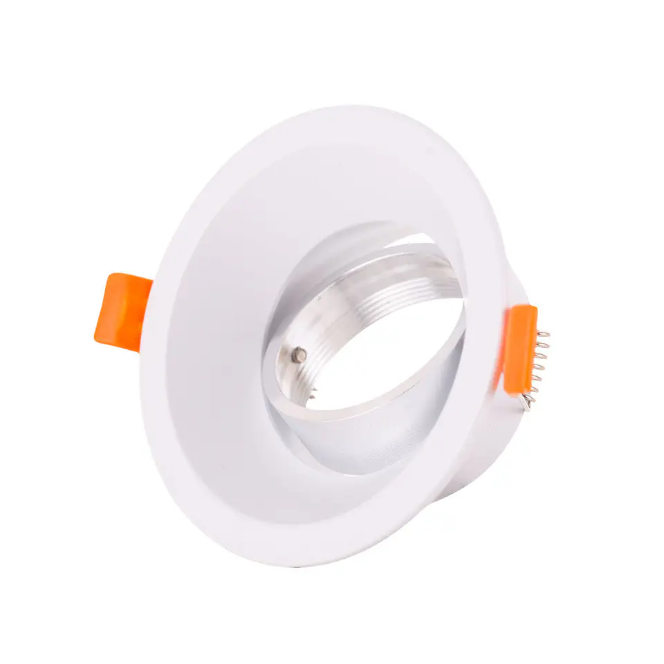 Anel Downlight Circular Gu10 Ã˜99Mm - Branco 1