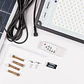 Projetor Solar LED Refletor 300W Painel Solar/Bateria [WR-MTX-300W-CW] - Thumbnail 4