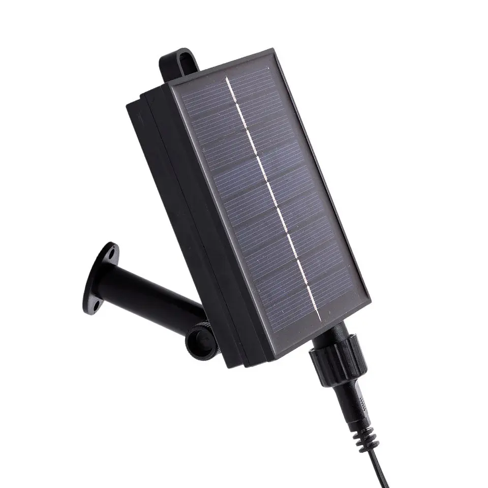 Corrente 25 LÃ¢mpadas LED G40 2700ÂºK 9,5M Solar - Painel: 5,5V 1,2W Bateria: 3,7V 1200Mah [Ho-Cad-25-Sol-Ww] 7