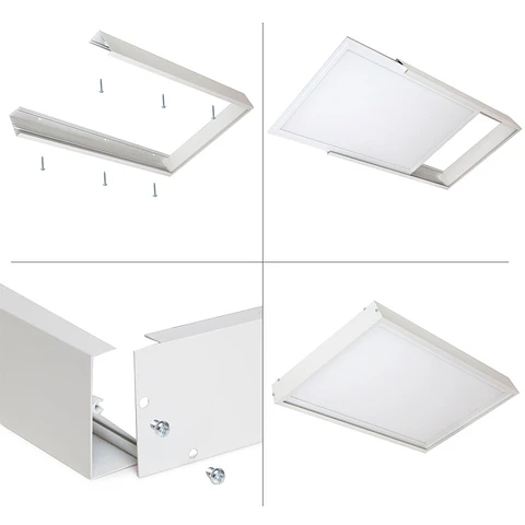 Quadro de Montagem Montagem Em Superficie Painel de LED 60X30Cm