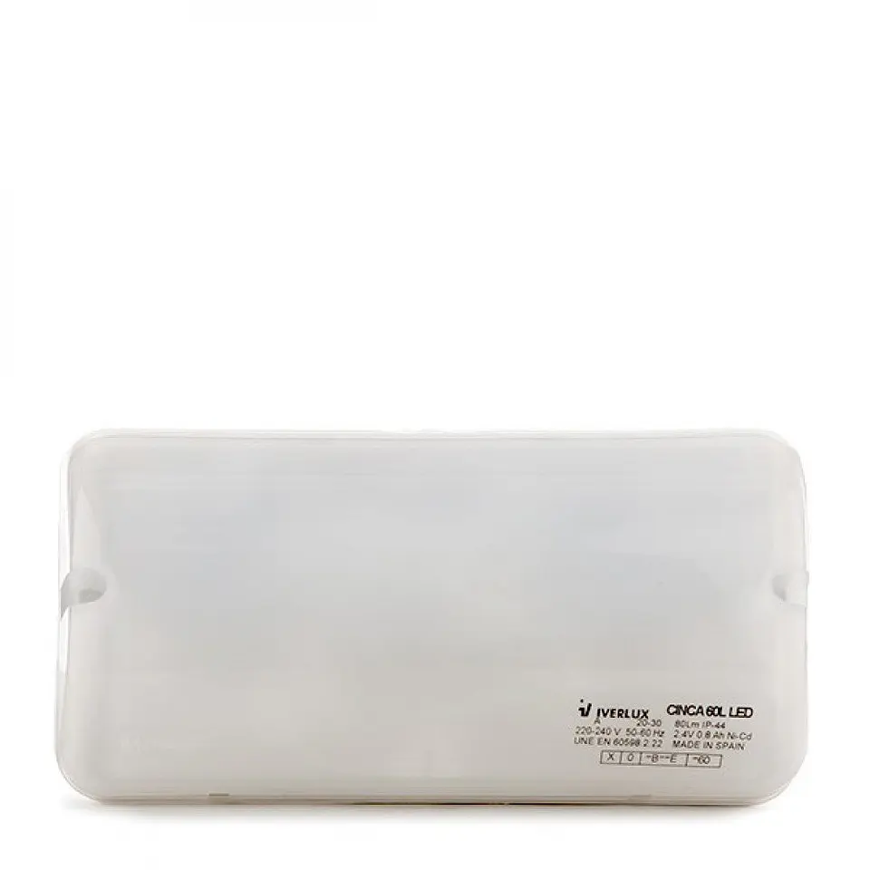 IluminaÃ§Ã£o de emergÃªncia 60Lm do diodo emissor de luz 1 hora IP44 2.4V 0.8Ah 3