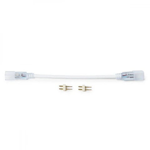Cabo Conector 2 Tira Leds Leds 220Vac Smd3528 [HO-CC-220-3528]