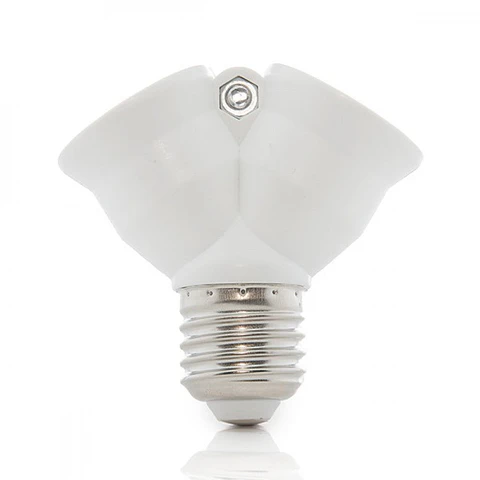 Adaptador E27 / 2 X E27
