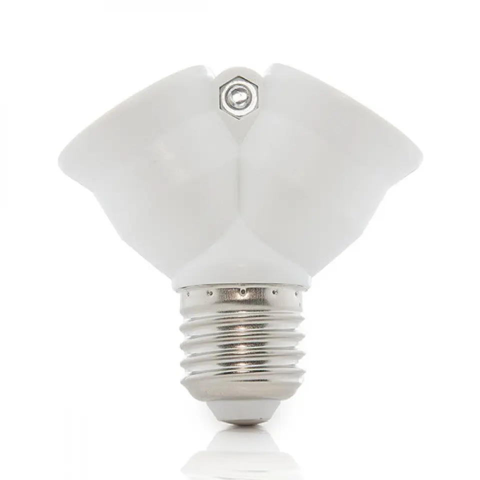 Adaptador E27 / 2 X E27 1
