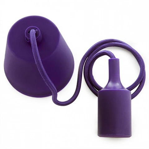 Suporte de Lampada E27 Roxo