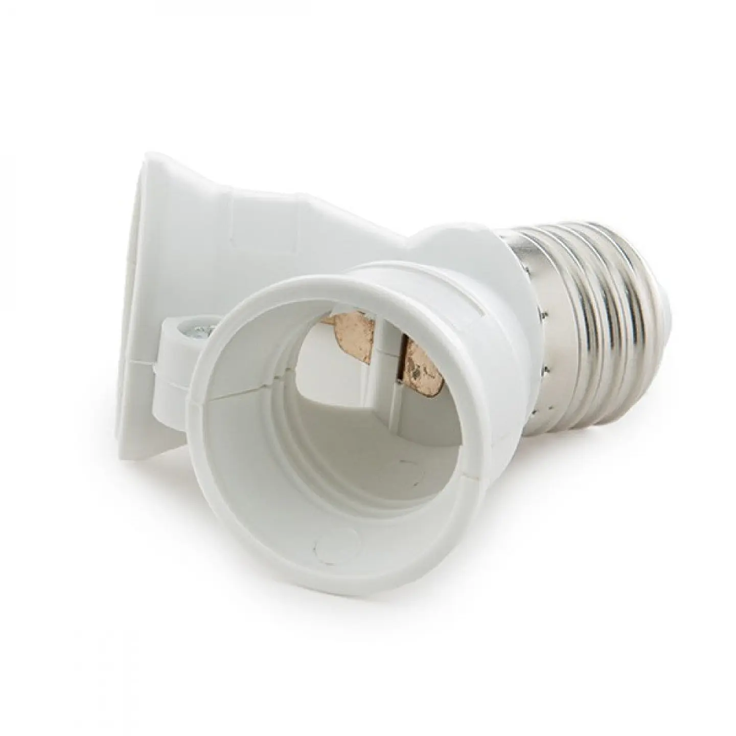 Adaptador E27 / 2 X E27 3