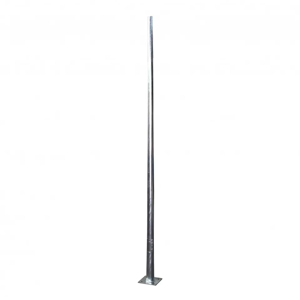 Poste de IluminaÃ§Ã£o Troncoconic 3,5M - Parafusos AÃ§o Galvanizado 1