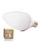 Pack 5 LÃ¢mpadas LED E14 5W 500Lm 2700ÂºK 40.000H [HO-C37-E14-5W-RC-WW-PK5-AP] - Thumbnail 1