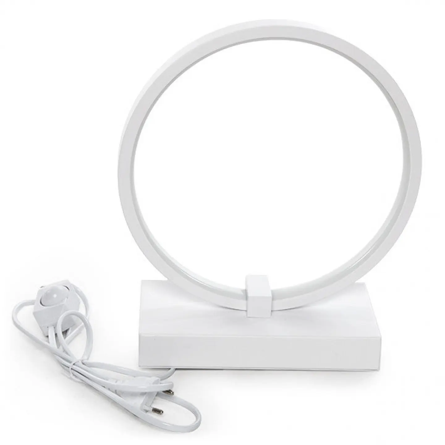 Candeeiro de Mesa 15W 935Lm 4200ÂºK LED CÃ­rculo RegulÃ¡vel 40.000H [HO-LM-CIRCLE-20W-W] 2