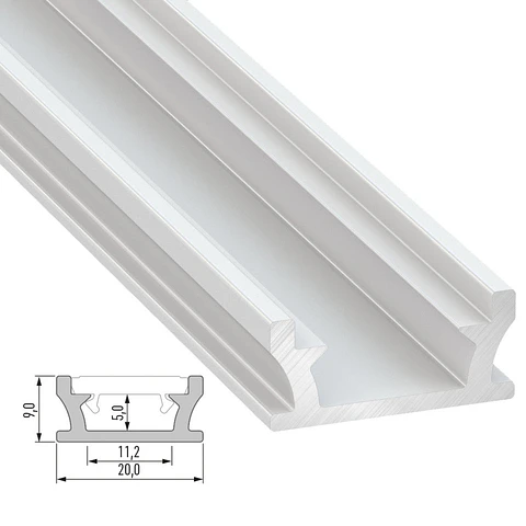 Perfil Aluminio Tipo Terra 2,02M
