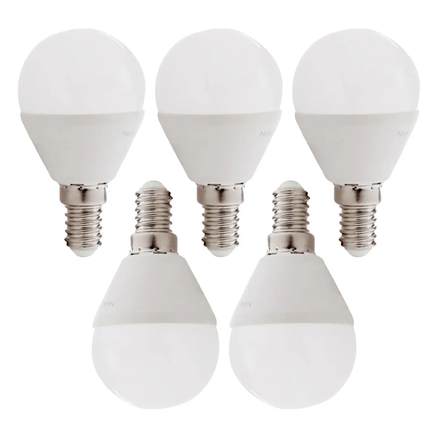 Pack 5 LÃ¢mpadas LED E14 5W 500Lm 4200ÂºK 40.000H [HO-P45-E14-5W-RC-W-PK5-AP] 3