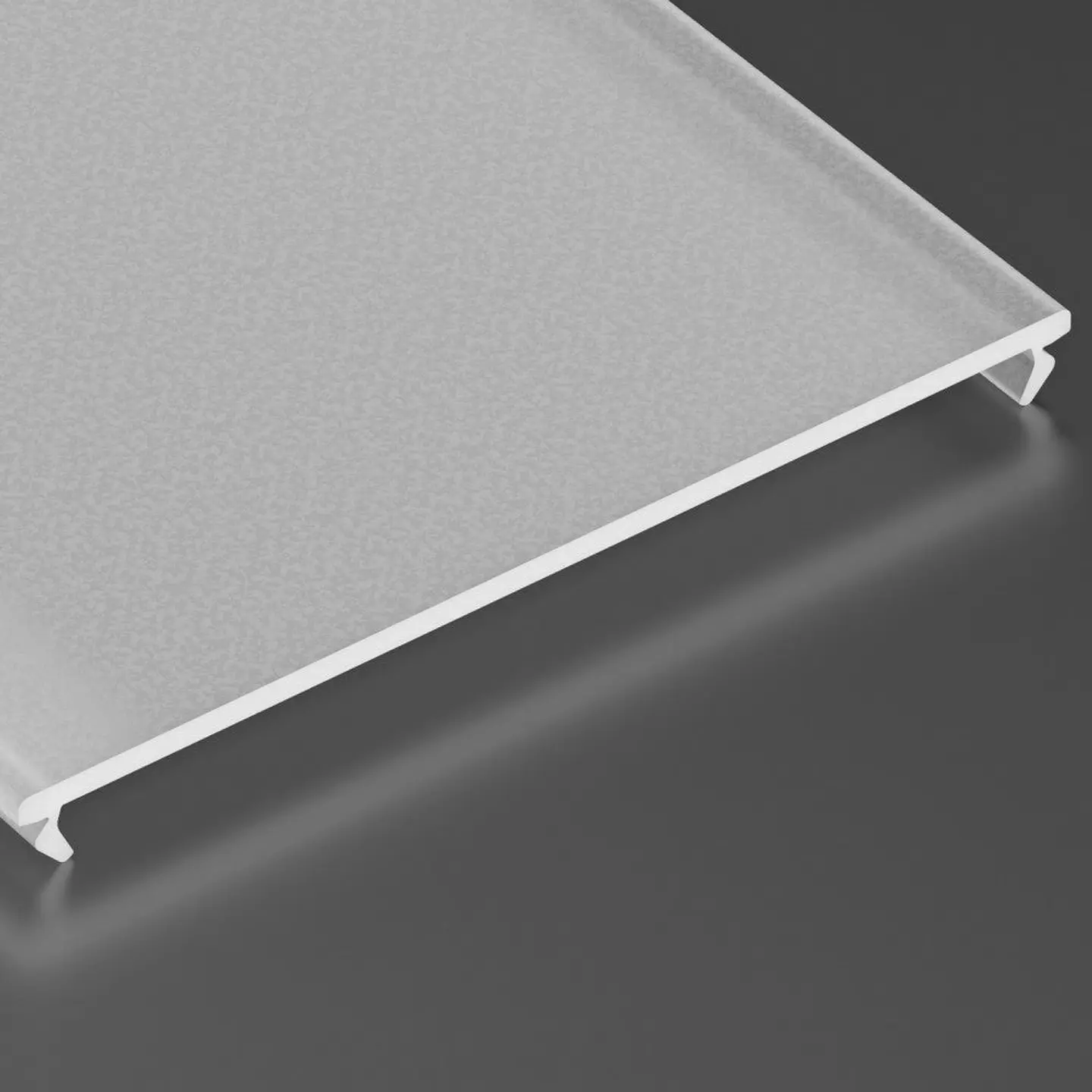 Difusor Superwide Pmma Frosted Perfiles Largo,Inlargo 2,02M 2