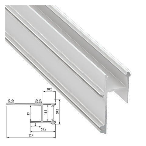Perfil Aluminio Apa12 2,02M