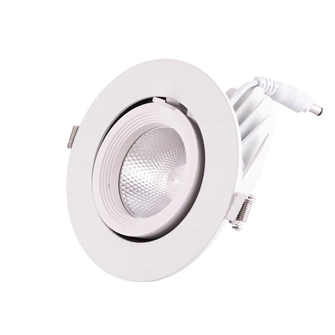 Foco Downlight LED 15W 2550Lm 4000ºK Circular Ajustavel 40.000H [HO-COB-C-OR-15W-W]