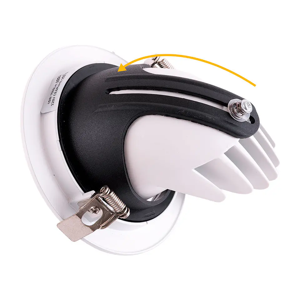 Foco Downlight LED 15W 2550Lm 4000ÂºK Circular AjustÃ¡vel 40.000H [HO-COB-C-OR-15W-W] 3