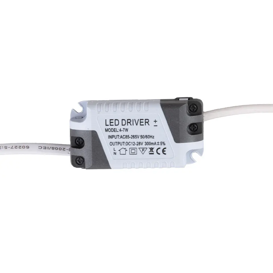 Placa de LED 6W 400Lm CCT (CÃºpula RegulÃ¡vel) 3000-6000ÂºK Circular 40.000H [JL-GP-LZ-1-CCT] 3
