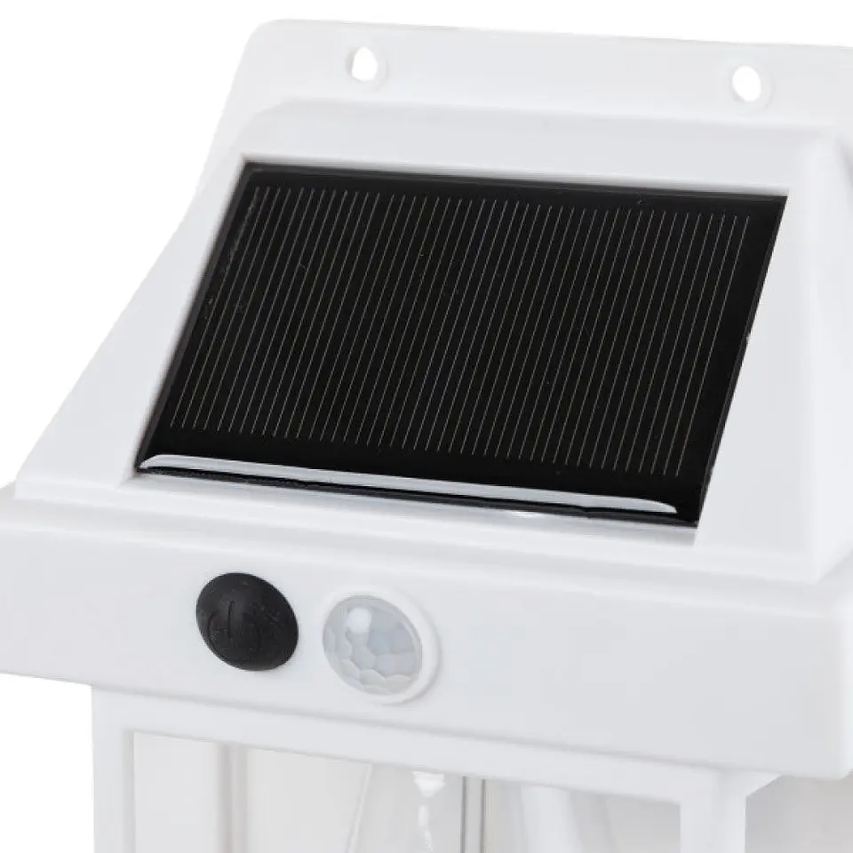 Aplique Solar IP44 3W 3000K 100Lm com Sensor PIR - Branco 3