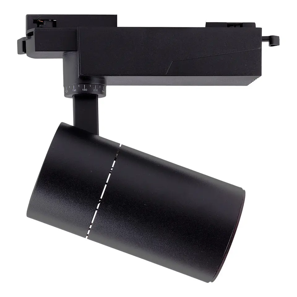 Luz de trilho LED 30W 2527Lm CRI90 2700ÂºK MonofÃ¡sico 40.000H Antirreflexo [HO-FC-30W-AD-B-WW] 4