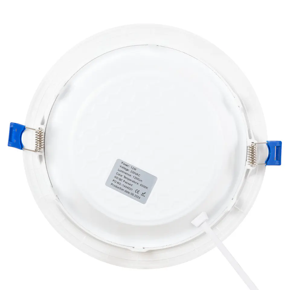LÃ¢mpada embutida LED 100Lm/W 12W 1200Lm 6000ÂºK IP20 [HO-DLC-12W-1200LM-CW] 3