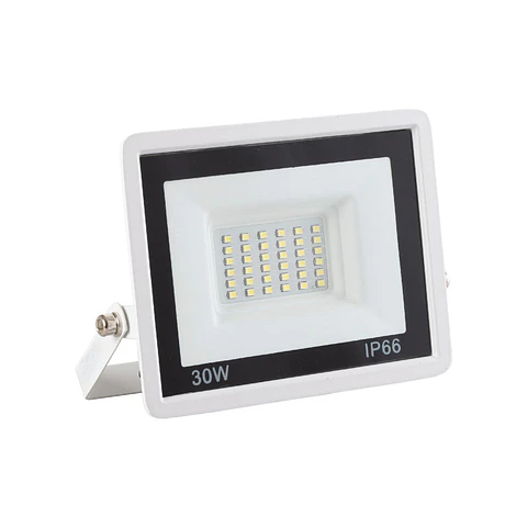 Holofote LED 30W 2.400Lm 6000ºK IP66 Regulavel 60.000H Acabamento Branco [LM-6004-W-CW]