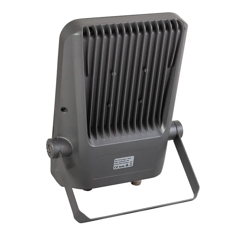 Holofote LED 50W 9000Lm 90Âº 5000ÂºK IP65 Transformador Moso 100.000H [1916-FL-J-50W-CW] 6
