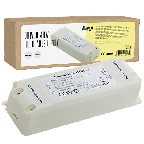 Driver CM-40VAaDR Pot.48W V Out 50-76VDC 600 mA Clase II 0-10V [BX3-DRDIM0-10V-48W]