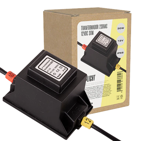 Transformador LED 30W 230VAC/12VAC Sumergible IP68  [BX3-21900030WIP68]