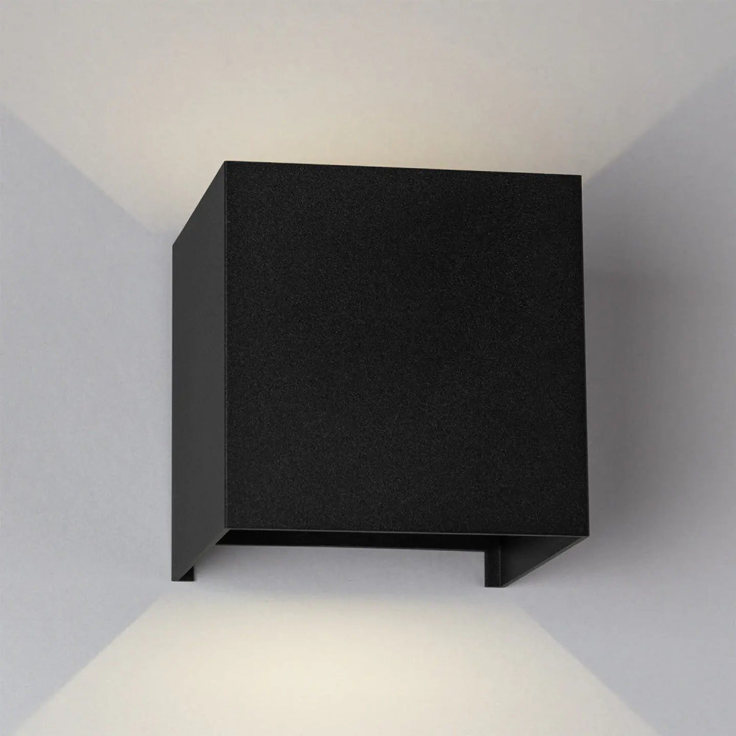 Aplique LED para exterior 2x5W 100Lm/W IP65 Preto 2700ÂºK [HO-APL06-IP65-B-WW] 1