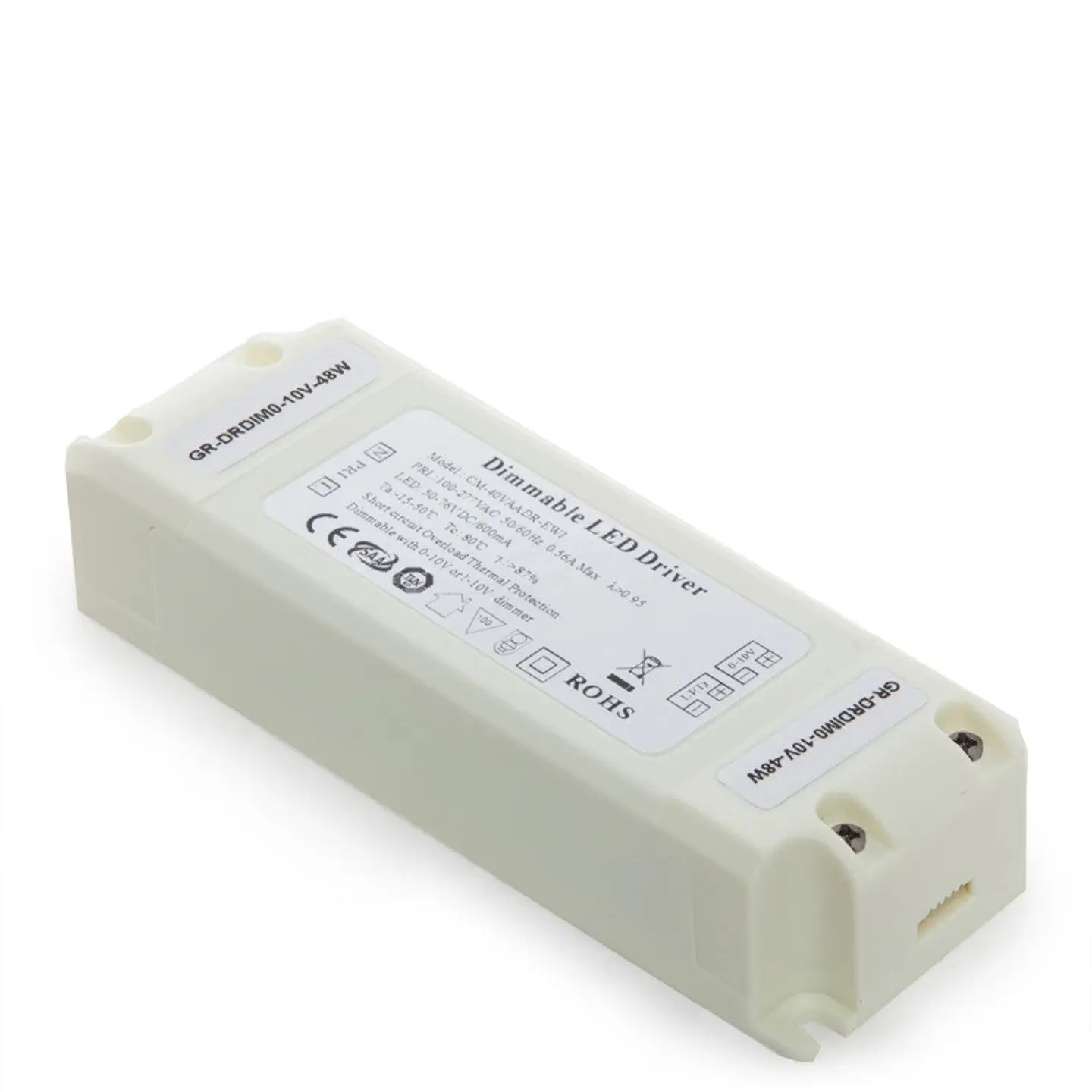 Driver CM-40VAaDR Pot.48W V Out 50-76VDC 600 mA Clase II 0-10V [BX3-DRDIM0-10V-48W] 4