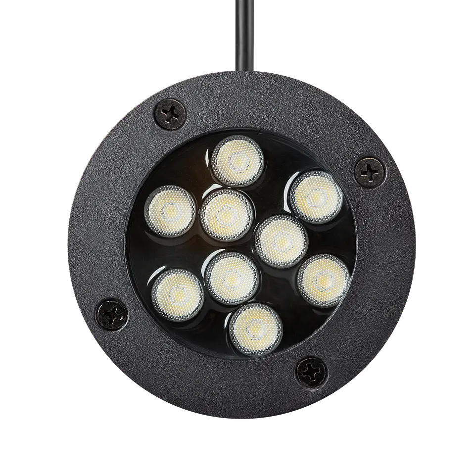 Foco LED Embutido 9W 810Lm Ã˜90mm 85-265VAC IP67 60Âº 2700ÂºK [SL-JGD02-9W-WW] 2