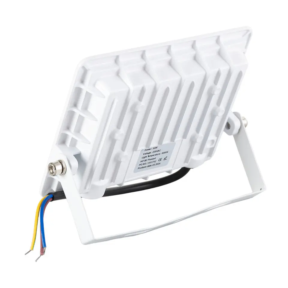 Holofote LED 30W 2.400Lm 6000ÂºK IP66 RegulÃ¡vel 60.000H Acabamento Branco [LM-6004-W-CW] 6