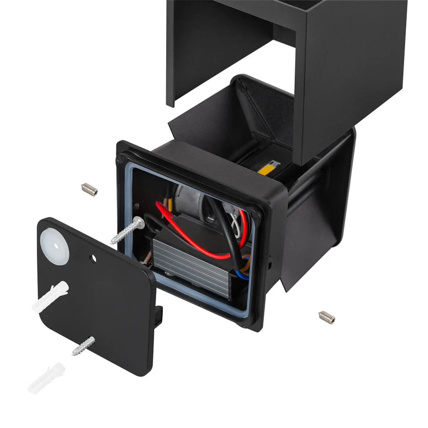 Aplique LED para exterior 2x5W 100Lm/W IP65 Preto 4000K [HO-APL06-IP65-BW] 4