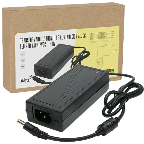 Transformador LED 60W 230VAC/12VDC IP20  [BX3-21900060W]