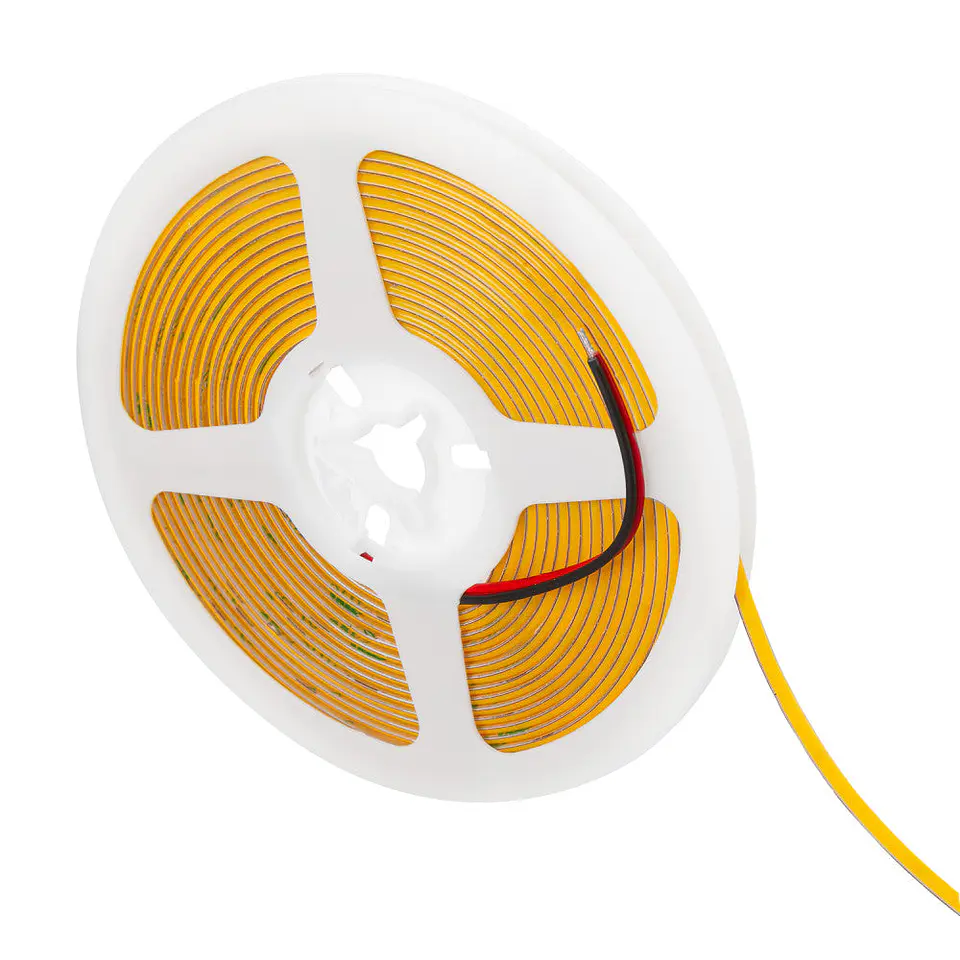 Fita LED COB 5M 5W/M 450Lm/M 2700ÂºK IP20 24VDC [SKY-FSLCOB-480L-4mm-WW] 3
