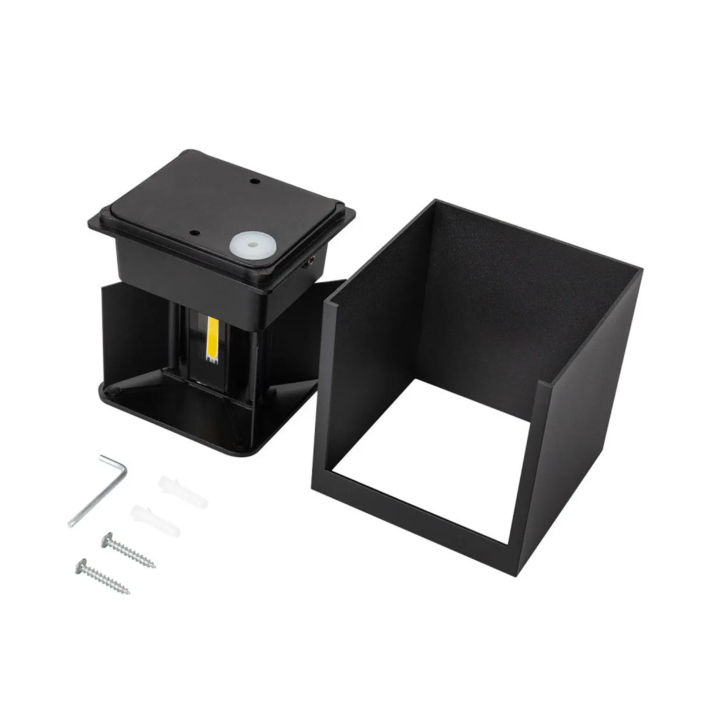Aplique LED para exterior 2x5W 100Lm/W IP65 Preto 4000K [HO-APL06-IP65-BW] 6