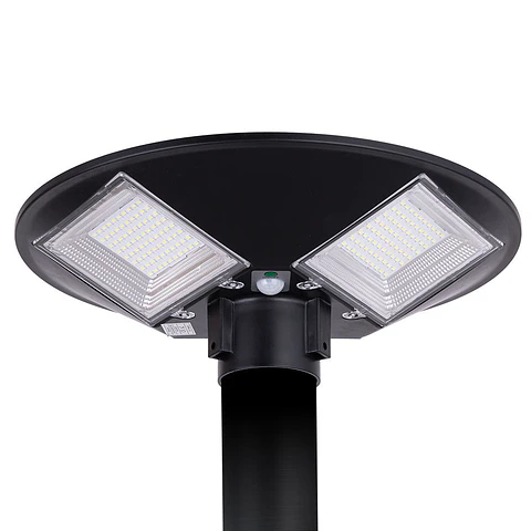 Lumiaria Solar LED 90W 9000Lm 6000ºK IP67 Painel: 6V 18W Bateria: 3,2V 15000MaH