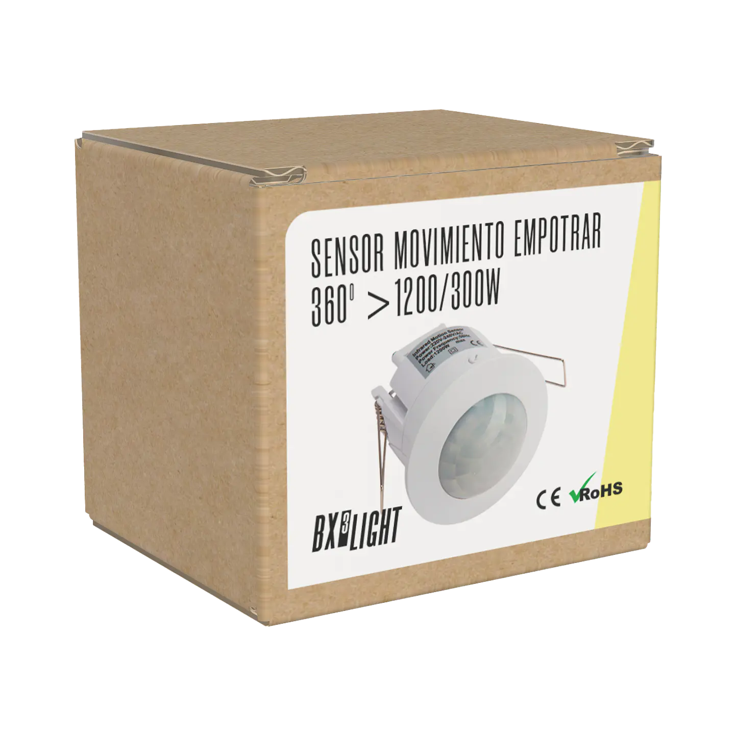Sensor Movimiento Empotrar 360Âº >1200/300W [BX3-SB-BS041] 2
