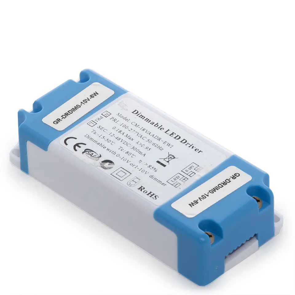 Driver CM-6VAaDR Pot.6W V Out 12-48VDC 300 mA Clase II 0-10V [BX3-DRDIM0-10V-6W] 4