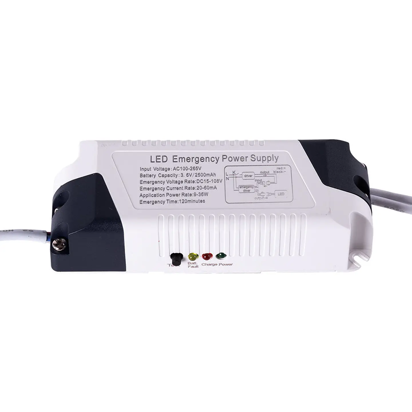 Painel LED do transformador de emergÃªncia â–º 120Min [BX3-PCTMBW0P0] 4