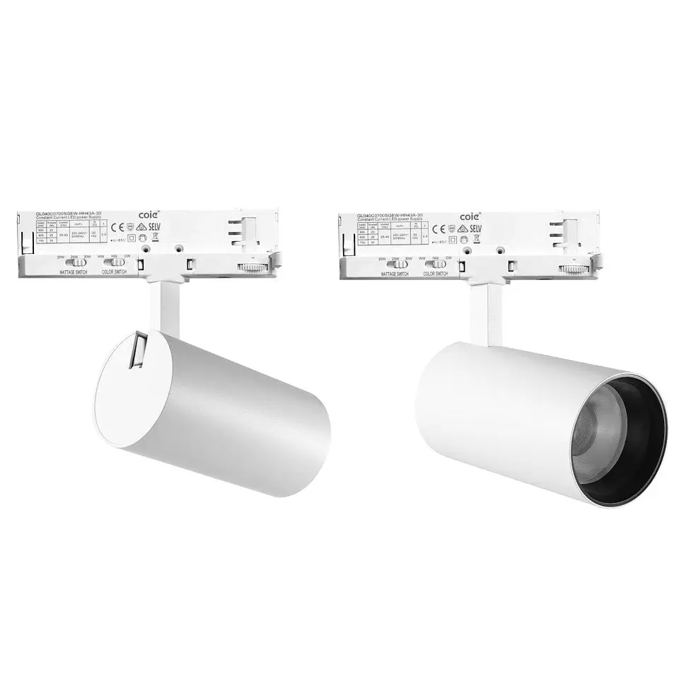 Refletor LED Trifasico Power_Color Temperatura Regulavel 20_25_30W 6000_4000_3000K Branco [ATL080030-T] 2