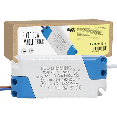 Driver ABT-15-24W Pot.24W V Out 45-84VDC 280-300 mA Clase II TRIAC [BX3-DRDIM-18W]