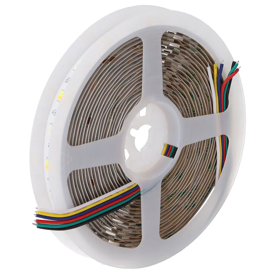 Fita de LED SMD5050 14,4 W/M 140 Lm/W 24 VDC IP20 RGB/CCT Rolo 5 m 4